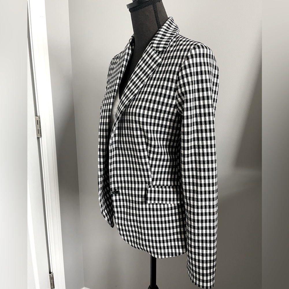 Black & White Check Jacket NWT - Picture 3 of 8